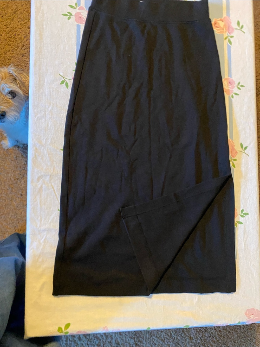 AYR Black Knee-Length Pencil Skirt - Picture 1 of 2